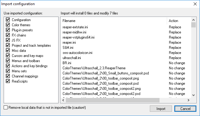 ultraschall-theme-import