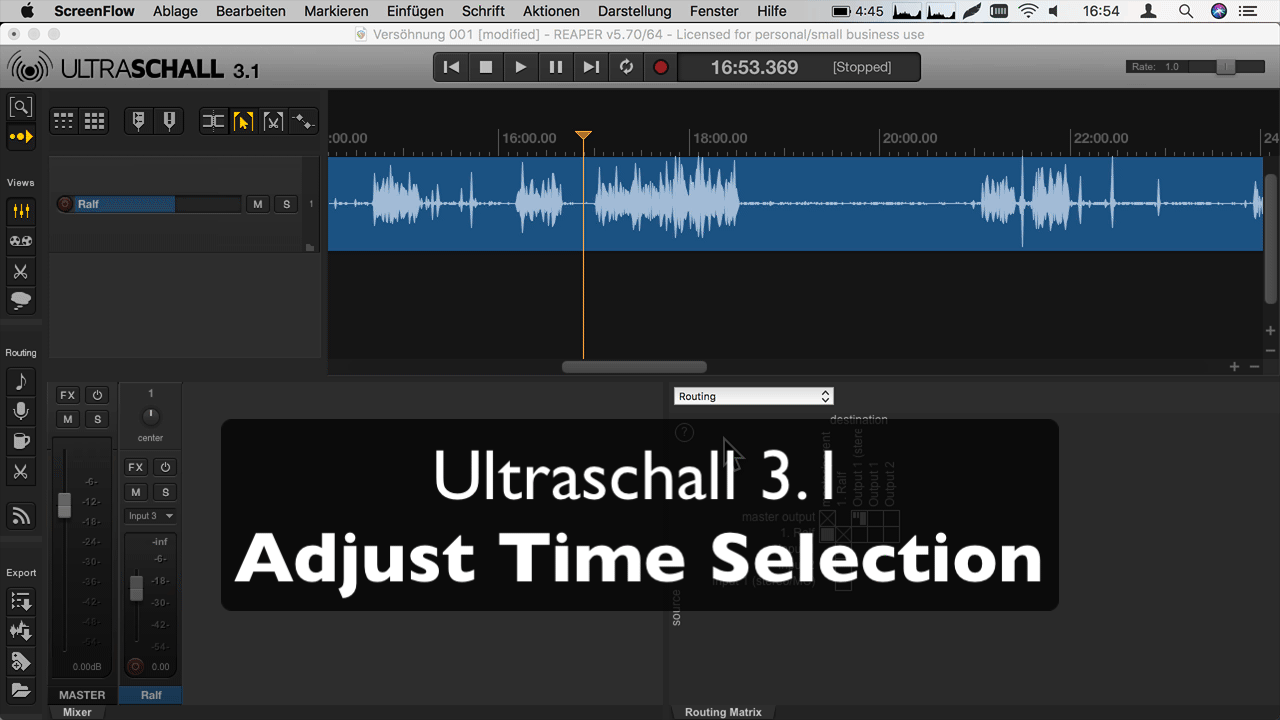 Video: Adjust Time Selection