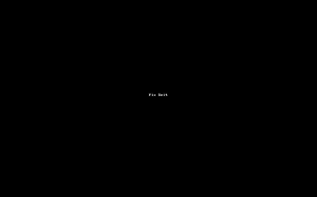 Fix Zeit
