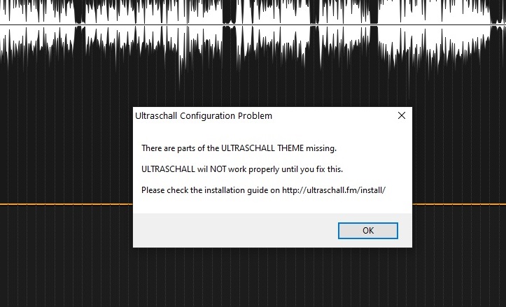 Ultraschall Theme error